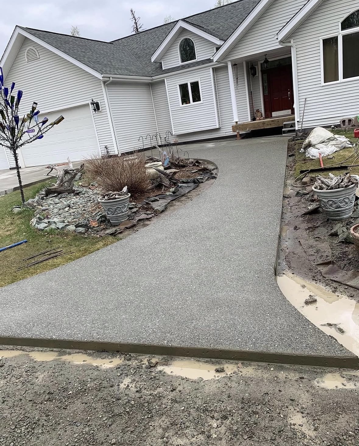 Driveway Pour